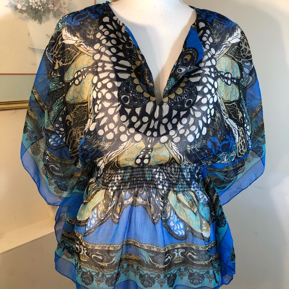 Sugar 17 Butterfly Top w Butterfly Sleeves Size M
